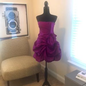 Formal HOT Pink cocktail party dress